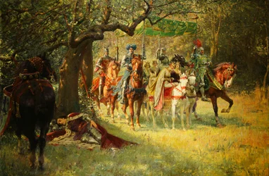 How Four Queens Found Sir Lancelot Sleeping