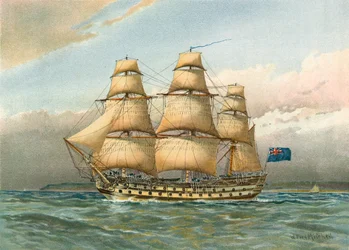 Battle Ship About 1760