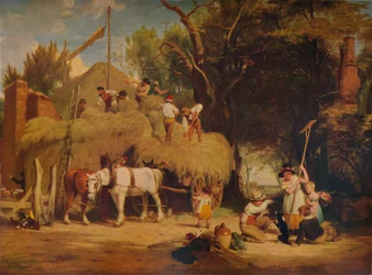 Stacking Hay