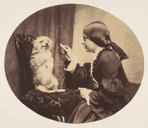 The Lesson, 1856