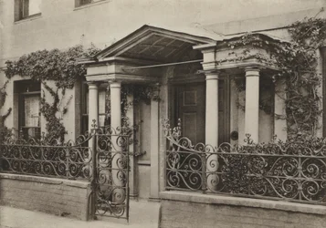 Doorway, Arcaded Porch at Wimborne, Dorset