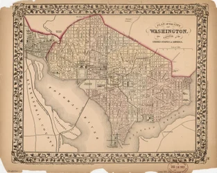 Plan of the City of Washington - The Capitol of the United States of America