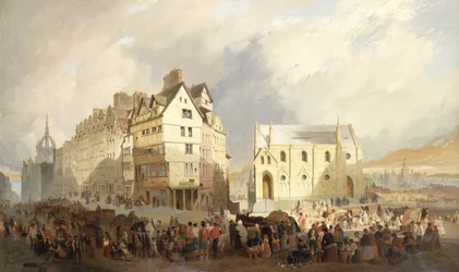 View of the Lawn Market, Edinburgh