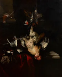 A Still Life of Dead Game and Songbirds