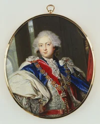 H.R.H. Frederick, Duke Of York, Three Quarter Length, Full Face, Wearing The Regalia Of The Order Of The Garter