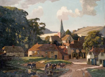 Harting Village and Pond