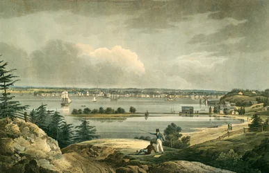 New York from Heights Near Brooklyn, 1828