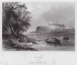 Presburg, Hungary (engraving)