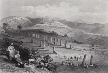 Sebaste, The Ancient City of Samaria (engraving)