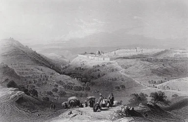 The Mount of Olives and Jerusalem, from the North East