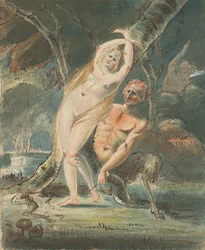 Amymone with a Lecherous Satyr