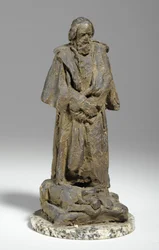 Maquette for Alfred, Lord Tennyson seated at Trinity College, Cambridge, c.1909