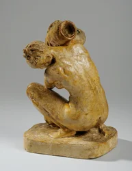 Maquette for a Statuette of a Woman Washing
