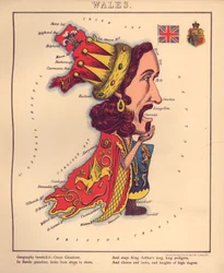 Geographical Fun - Humorous Outlines of Various Countries