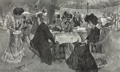 Afternoon tea in Kensington Gardens