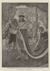Coronation of Charles I, his Progress to the Abbey