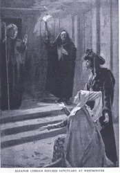 Eleanor Cobham refused sanctuary at Westminster