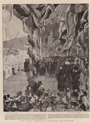Her Majesty Embarking at Holyhead for Kingstown