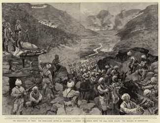 The Evacuation of Tirah, the Rear-Guard Action on 13 December during the March down the Bara River Valley, the Baggage in Difficulties