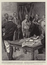 The Transvaal Crisis, Enthusiasm at Cape Town, in a Recruiting Office