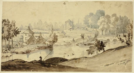 Glasnevin Near Dublin (recto); Sketch of Man