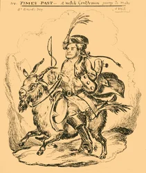 Times Past - A Welsh Gentleman Going to Make a Visit, 1830