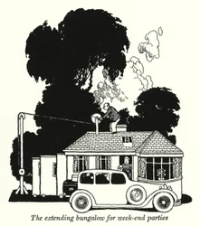 An Extending Bungalow for Week-End Parties