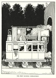 Illustration for Railway Ribaldry by W Heath Robinson