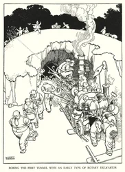 Illustration for Railway Ribaldry by W Heath Robinson