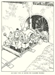 Illustration for Railway Ribaldry by W Heath Robinson