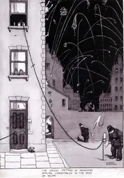 The Latest Method of Arousing Special Constables in the Dead of Night, illustration for 