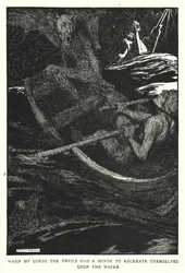 When My Lords the Devils Had a Mind to Recreate Themselves Upon the Water