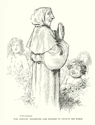 Who disguise themselves like maskers to deceive the world