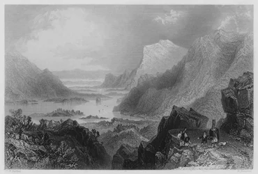 Approach to Killarney from the Kenmare Road (engraving)
