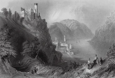 Oberwesel and the Castle of Schomberg