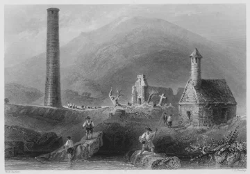 Round Tower, Glendalough, County Wicklow