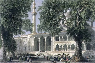 Yeni Djami, or Mosque of the Sultana Valide, Istanbul, engraved by J.C. Varrall