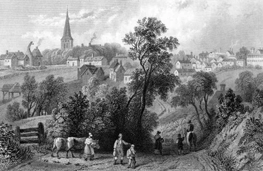 Braintree, Essex, engraved by Henry Adlard, 1832