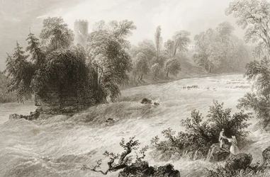 Castleconnell and Doonass Rapids, County Limerick, Ireland, from 