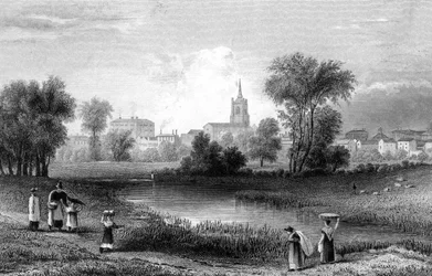 Chelmsford, Essex, engraved by John Rogers, 1831