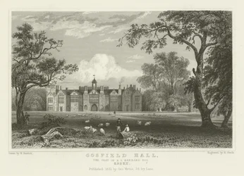Gosfield Hall, the Seat of E G Barnard, Esquire, Essex