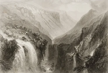 Head of Glenmalure, County Wicklow, from 