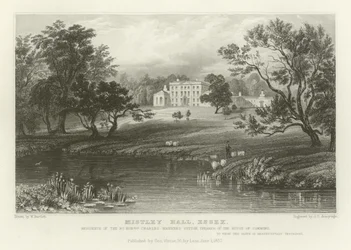 Mistley Hall, Essex, Residence of the Right Honourable Charles Manners Sutton, Speaker of the House of Commons