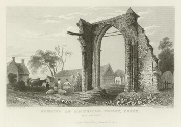 Remains of Bycknacre Priory, Essex, near Danbury