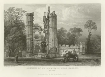 Remains of Nether Hall, Near Harlow, Essex