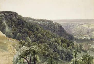 Rievaulx Abbey from the West