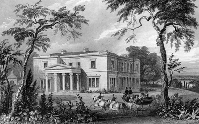 Stisted Hall, near Braintree, Essex, engraved by John Carr Armytage