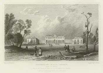 Thorndon Hall, Essex, from the North, Seat of Lord Petrie