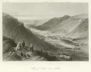 Valley of Sichem and Nablus, Palestine
