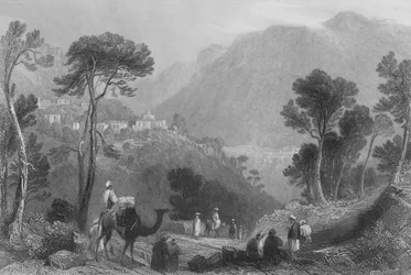 Village of Brumhanna, in Mount Lebanon